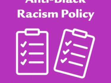 anti-black racism polcy two notepads with checklists
