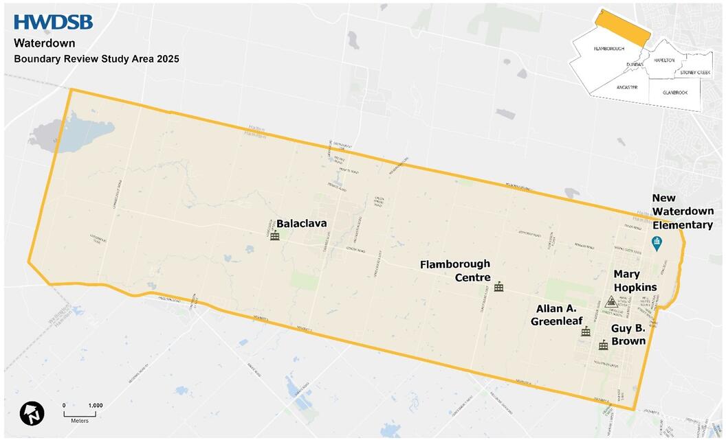 Waterdown Map