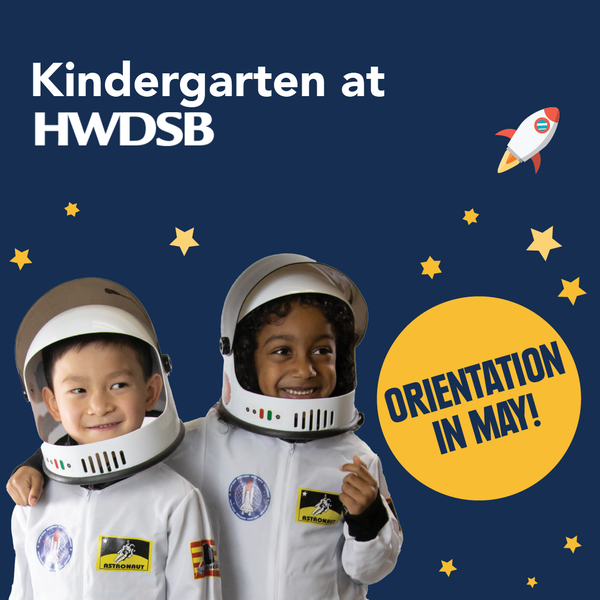 kindergarten at HWDSB